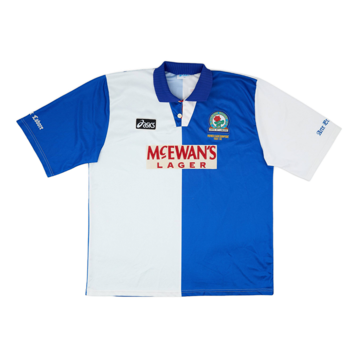 1995-96 Blackburn Rovers FC Home Kit
