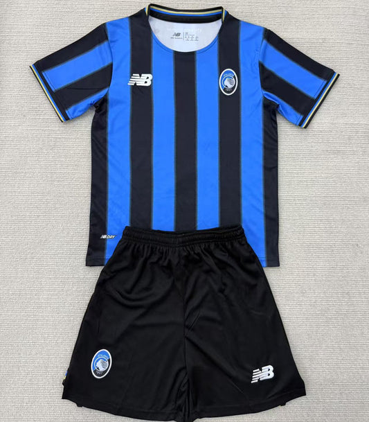 2025/26 Atalanta Home Short Sleeve Kids Jersey