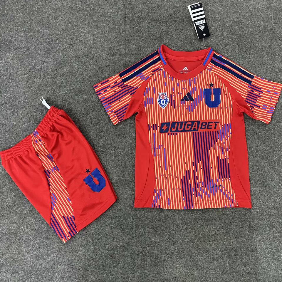 2025 Universidad de Chile Away Short Sleeve Jersey for Kids