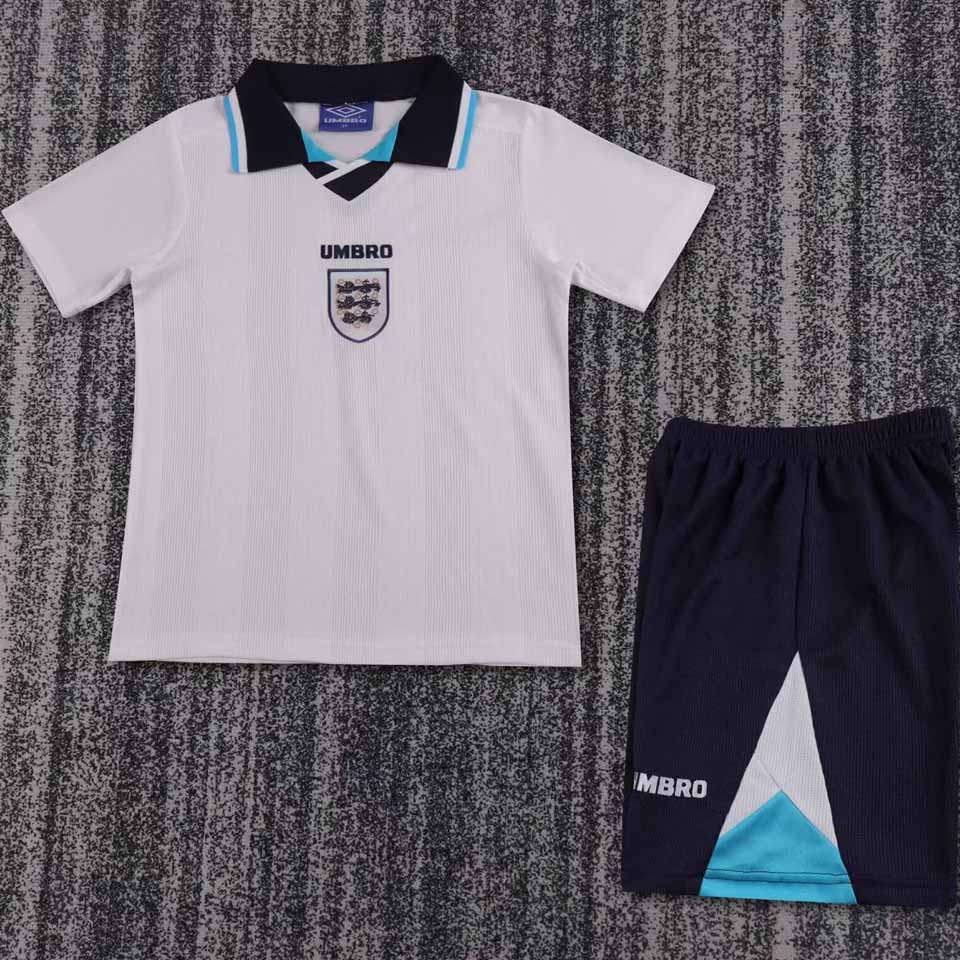 1996 England Home Kids Retro Teams