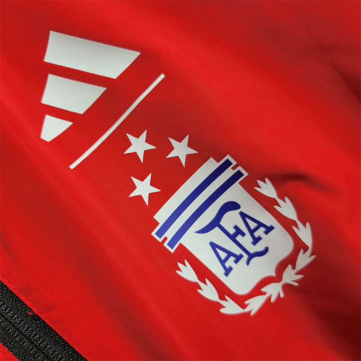 Argentina Windbreaker Red Black