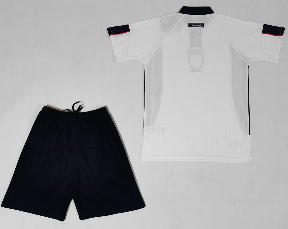 1998 England Home Kids Retro Teams