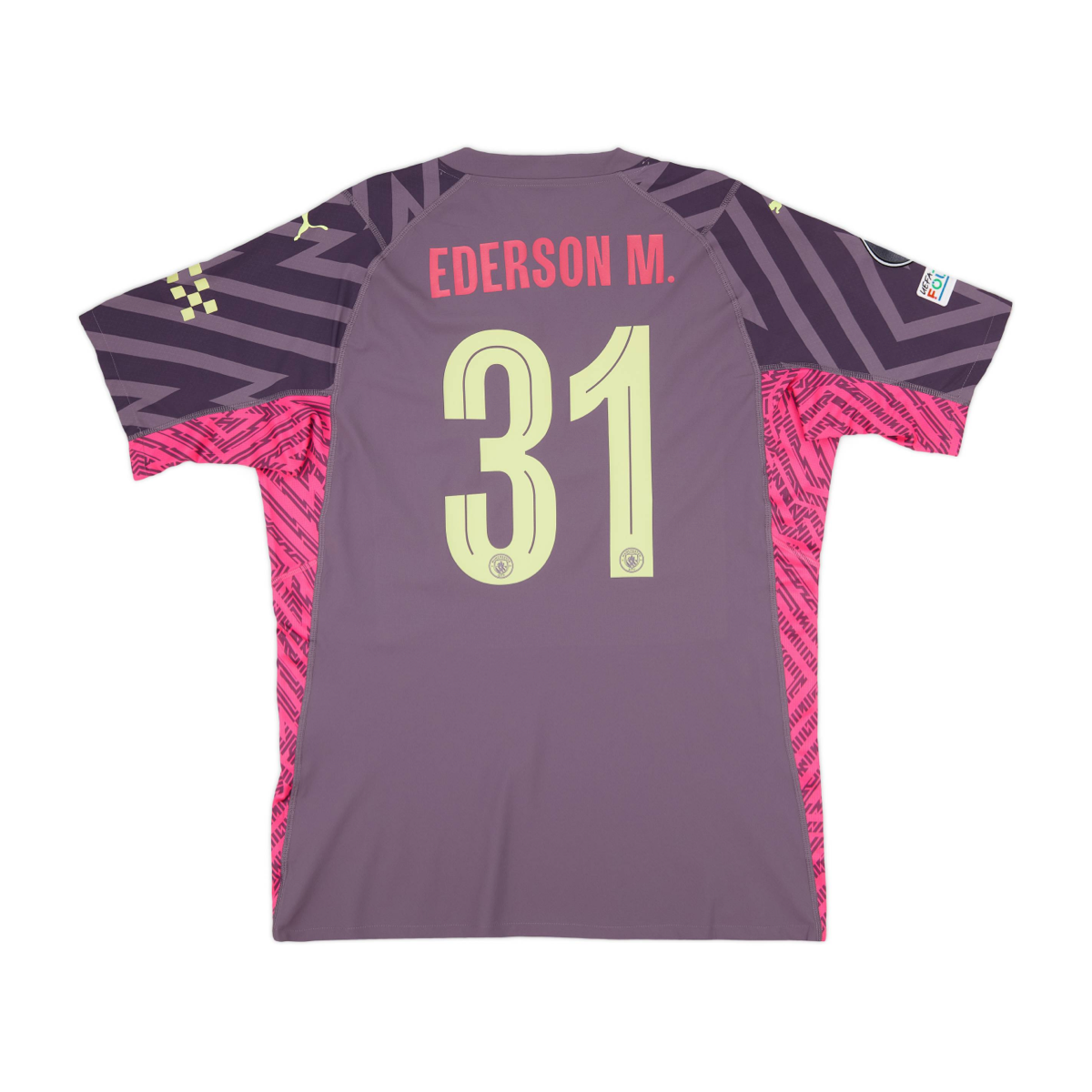 2023-24 Manchester City FC Goalkeeper Kit Lilac