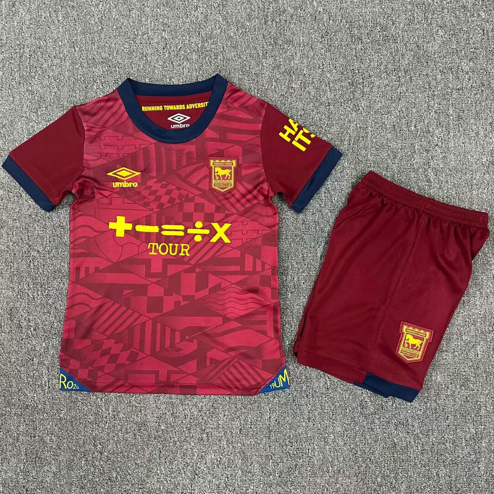 2024/25 Ipswich Town Away Short Sleeve Kids' Jersey