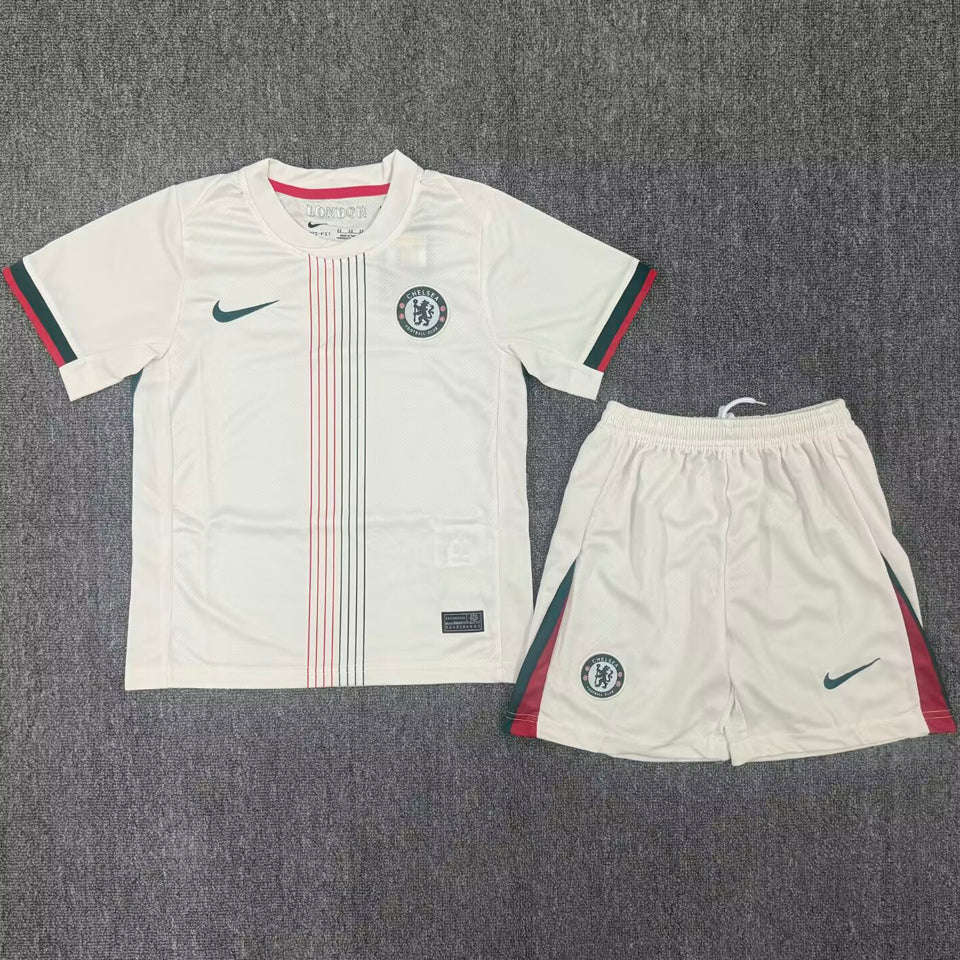 2025/26 Chelsea Away Short Sleeve Kids' Jersey