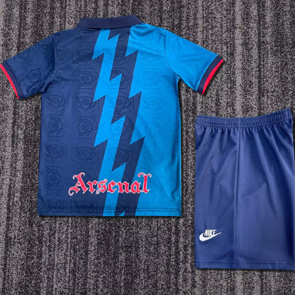1995/96 Arsenal Away Short Sleeve Retro Kids Jersey