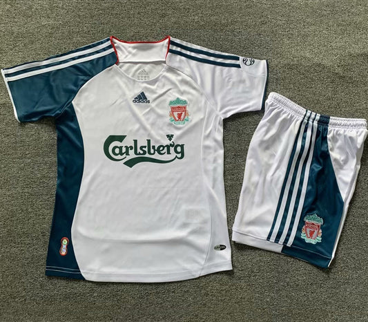 2006/08 Liverpool Away Short Sleeve Retro Kids Jersey