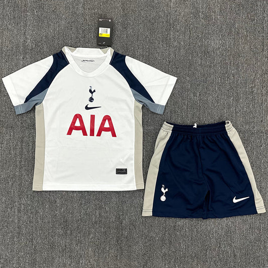 2025/26 Tottenham Home Short Sleeve Kids Jersey