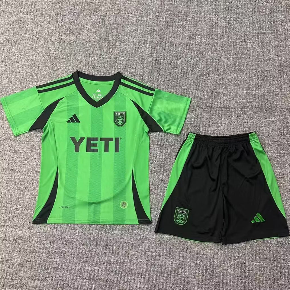 2025/26 Austin FC Home Short Sleeve Kids Jersey