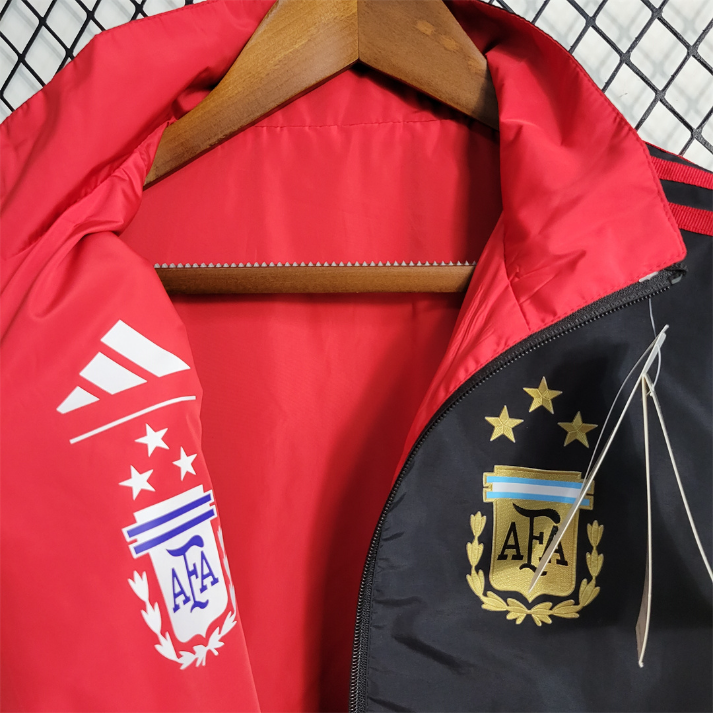 Argentina Windbreaker Red Black