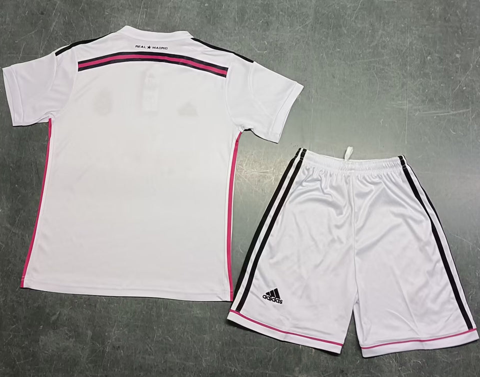 2014/15 Real Madrid Home Short Sleeve Retro Kids Jersey