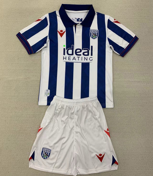 2024/25 West Bromwich Albion Home Short Sleeve Kids Jersey