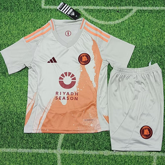 2024/25 Roma Away Short Sleeve Kids' Jersey