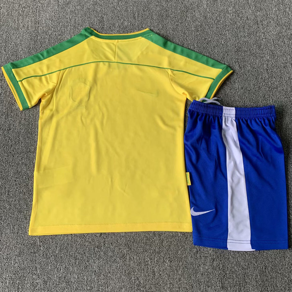 1998 Brazil Home Kids Retro Teams