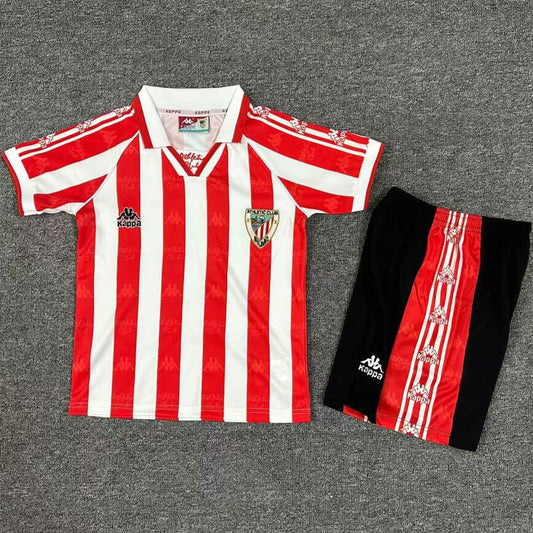 1995/97 Bilbao AT Home Short Sleeve Retro Kids Jersey