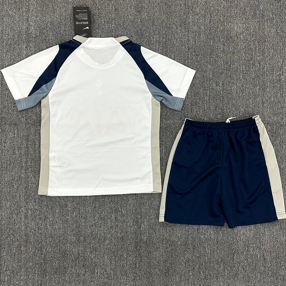 2025/26 Tottenham Home Short Sleeve Kids Jersey