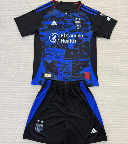 Jersey 2025/26 SJ Earthquakes Home Short Sleeve Child