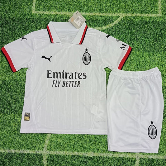 2024/25 AC Milan Away Short Sleeve Kids' Jersey