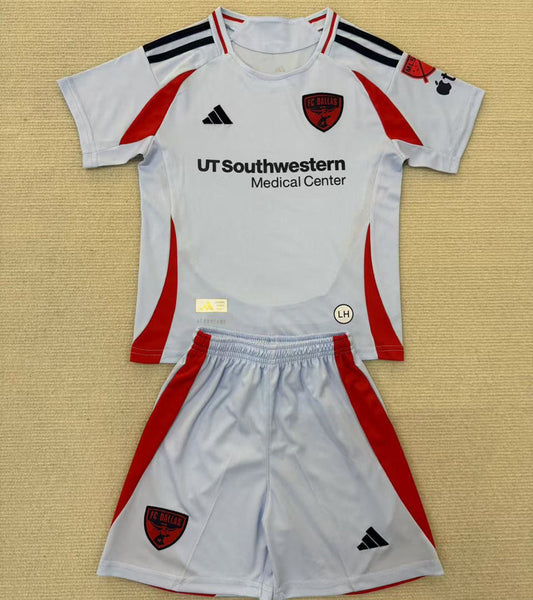 2025/26 Dallas Away Short Sleeve Kids' Jersey