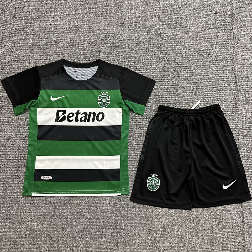2024/25 Sporting CP Lisbon Home Short Sleeve Kids Jersey