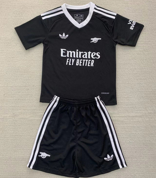 2024/25 Arsenal Goalkeeper Short Sleeve Jersey for Kids