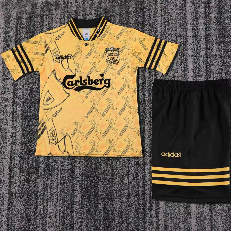 1994/96 Liverpool Third Short Sleeve Retro Kids Jersey