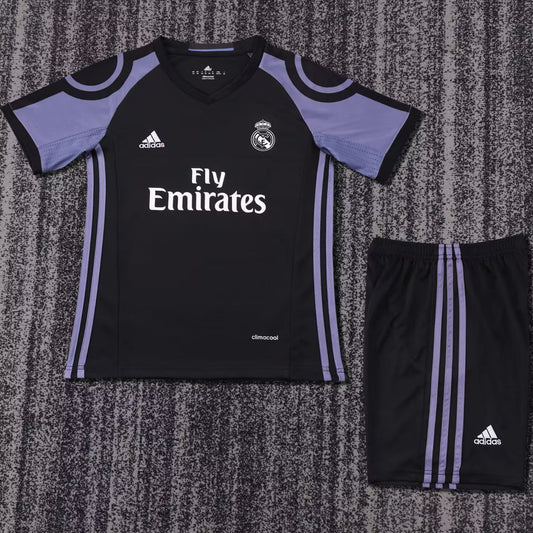 2016/17 Real Madrid Third Short Sleeve Retro Kids Jersey