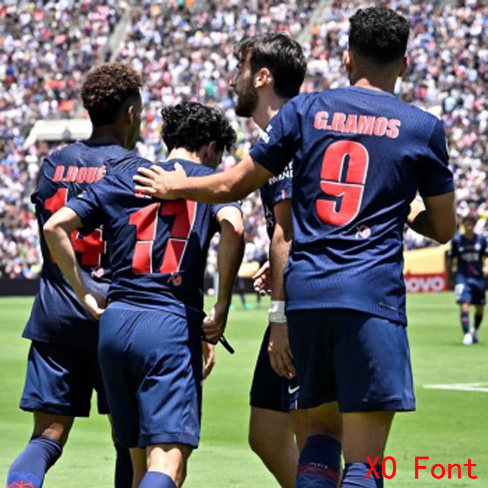 2025/26 PSG Home Short Sleeve Jersey for Kids