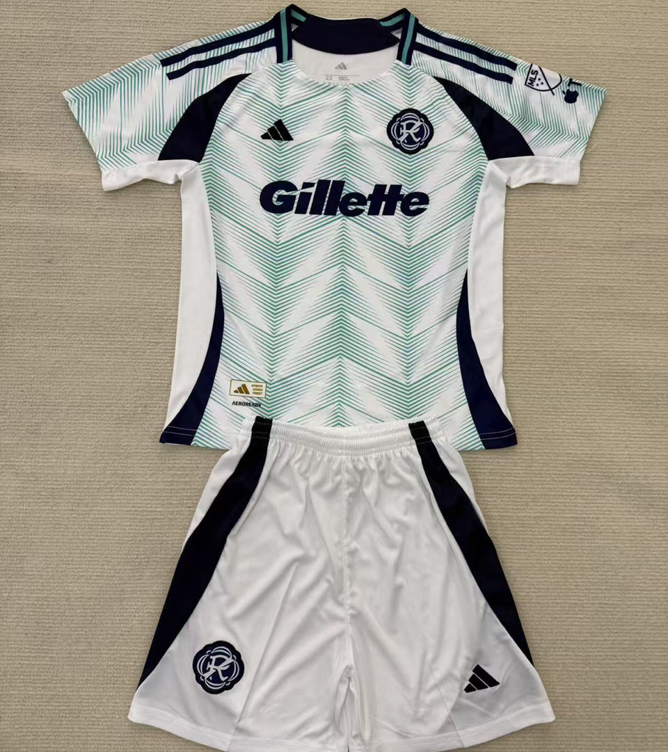 2025/26 England Away Short Sleeve Kids' Jersey