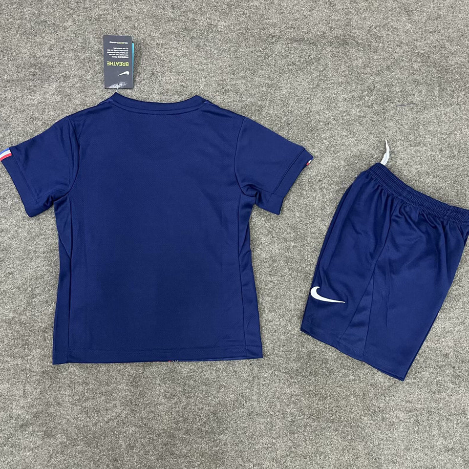 2025/26 PSG Home Short Sleeve Jersey for Kids