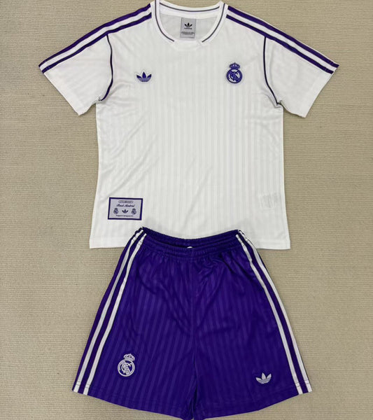 2025 Real Madrid Special Short-Sleeved Retro Children's Jersey