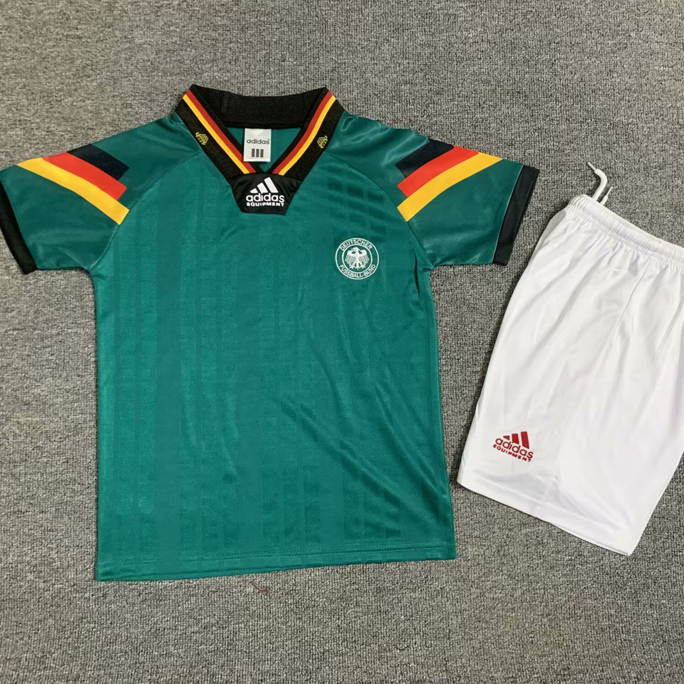 1992 Germany Away Kids National Team Retro