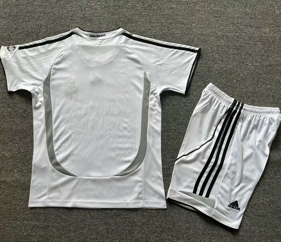 2006/07 Real Madrid Home Short Sleeve Retro Kids Jersey