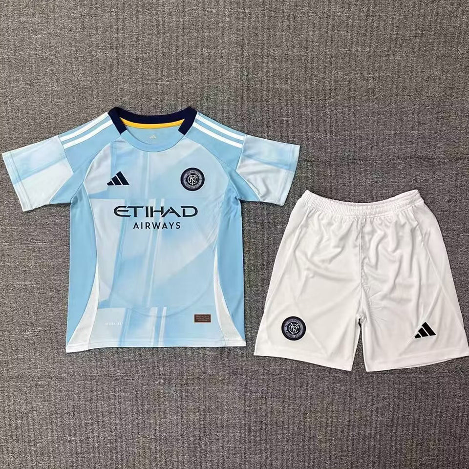 2025/26 New York City Home Short Sleeve Kids Jersey