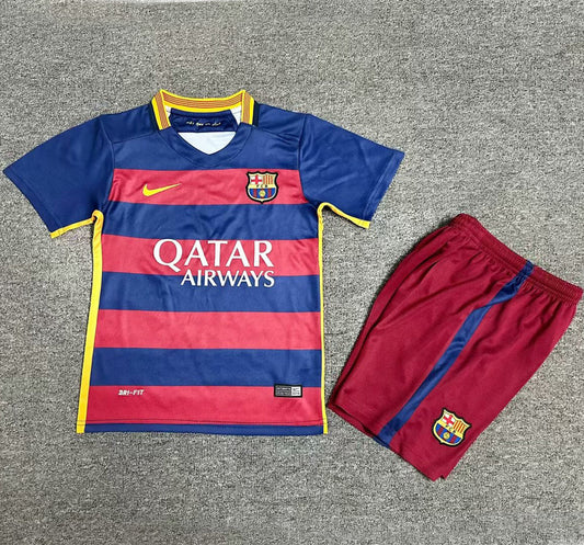 2015-16 FC Barcelona Home Kit Kids