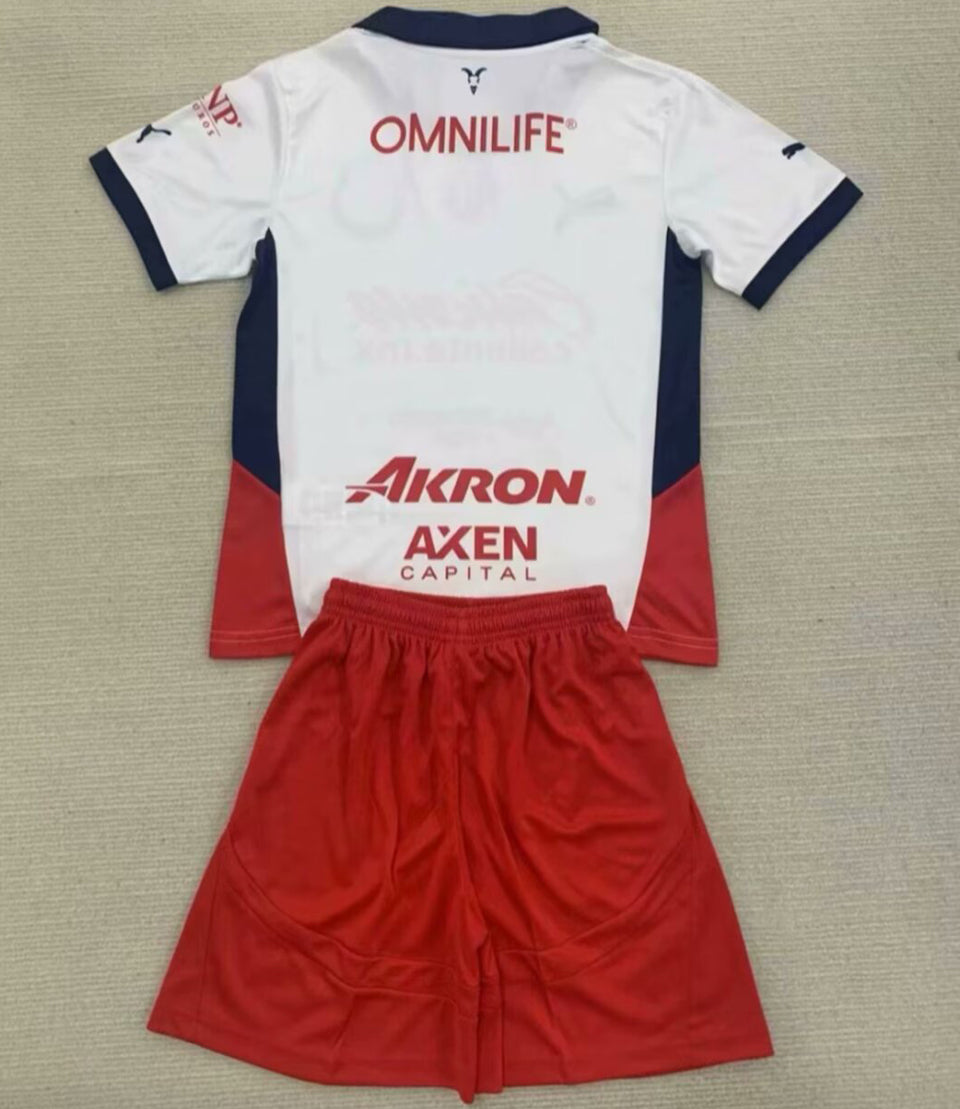 2024/25 Chivas Away Short Sleeve Kids Jersey