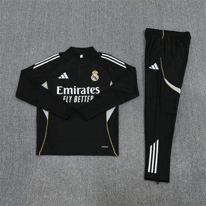 2025/2026 Real Madrid Black Tracksuit