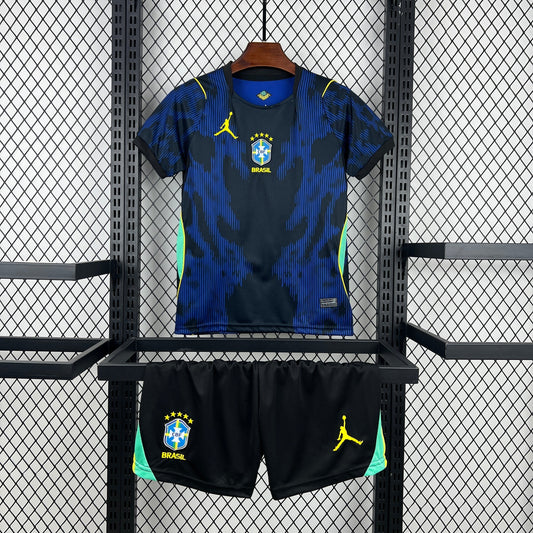 2026 Brazil Away World Cup Kit Kids Size