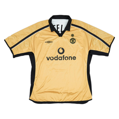 2002-03 Manchester United FC Special White Gold 100th Anniversary Kit