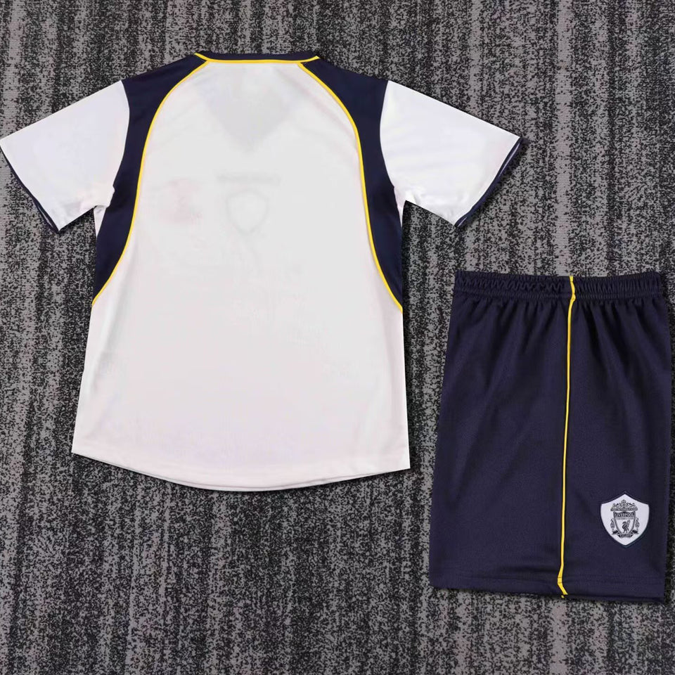 2001/02 Liverpool Away Short Sleeve Retro Kids Jersey