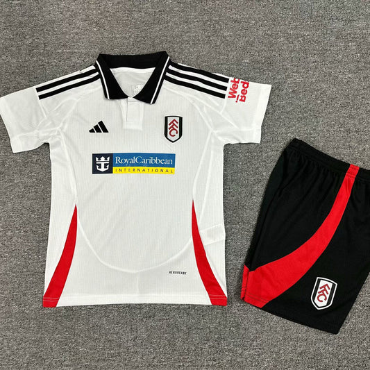 2024/25 Fulham Home Short Sleeve Kids Jersey