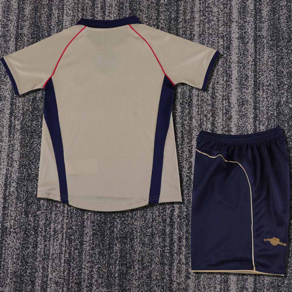 2001/02 Arsenal Away Short Sleeve Retro Kids Jersey