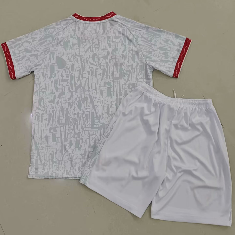 2024/25 Sevilla FC Home Short Sleeve Kids Jersey