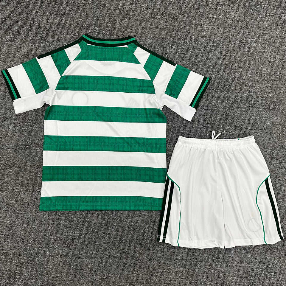 2025/26 Celtic Home Short Sleeve Jersey for Kids