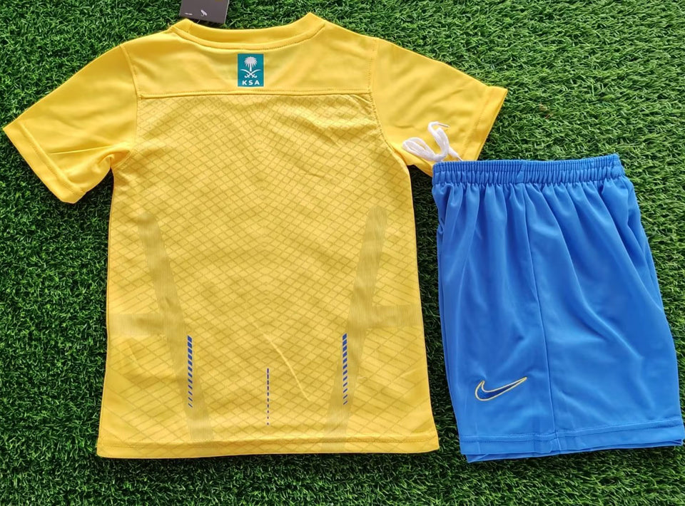 2023/24 Al Nassr Home Short Sleeve Kids Jersey