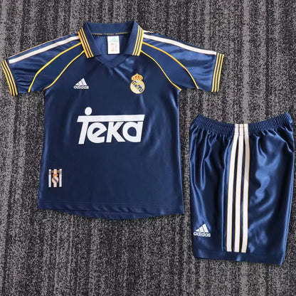 1998/2000 Real Madrid Third Short Sleeve Retro Kids Jersey
