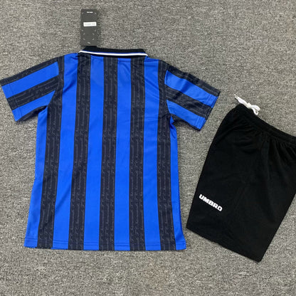 1997/98 Inter Milan Home Short Sleeve Retro Kids Jersey