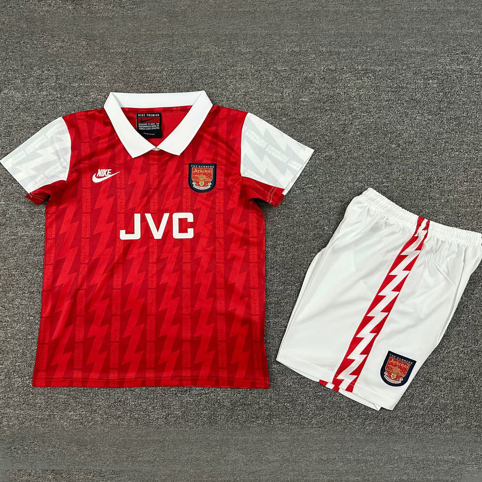 1994/96 Arsenal Home Short Sleeve Retro Kids Jersey