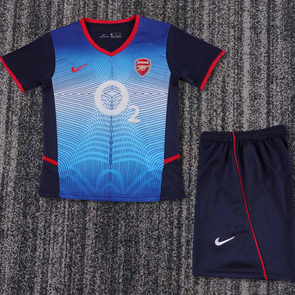 2002/04 Arsenal Away Short Sleeve Retro Kids Jersey