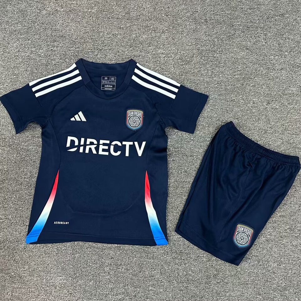 2025/26 San Diego FC Home Short Sleeve Kids Jersey